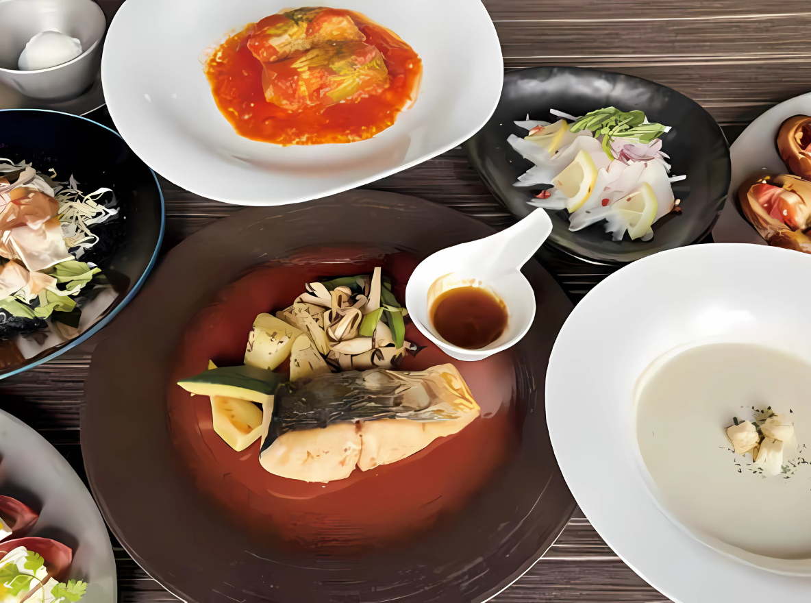 銚子尽くしの洋食コース